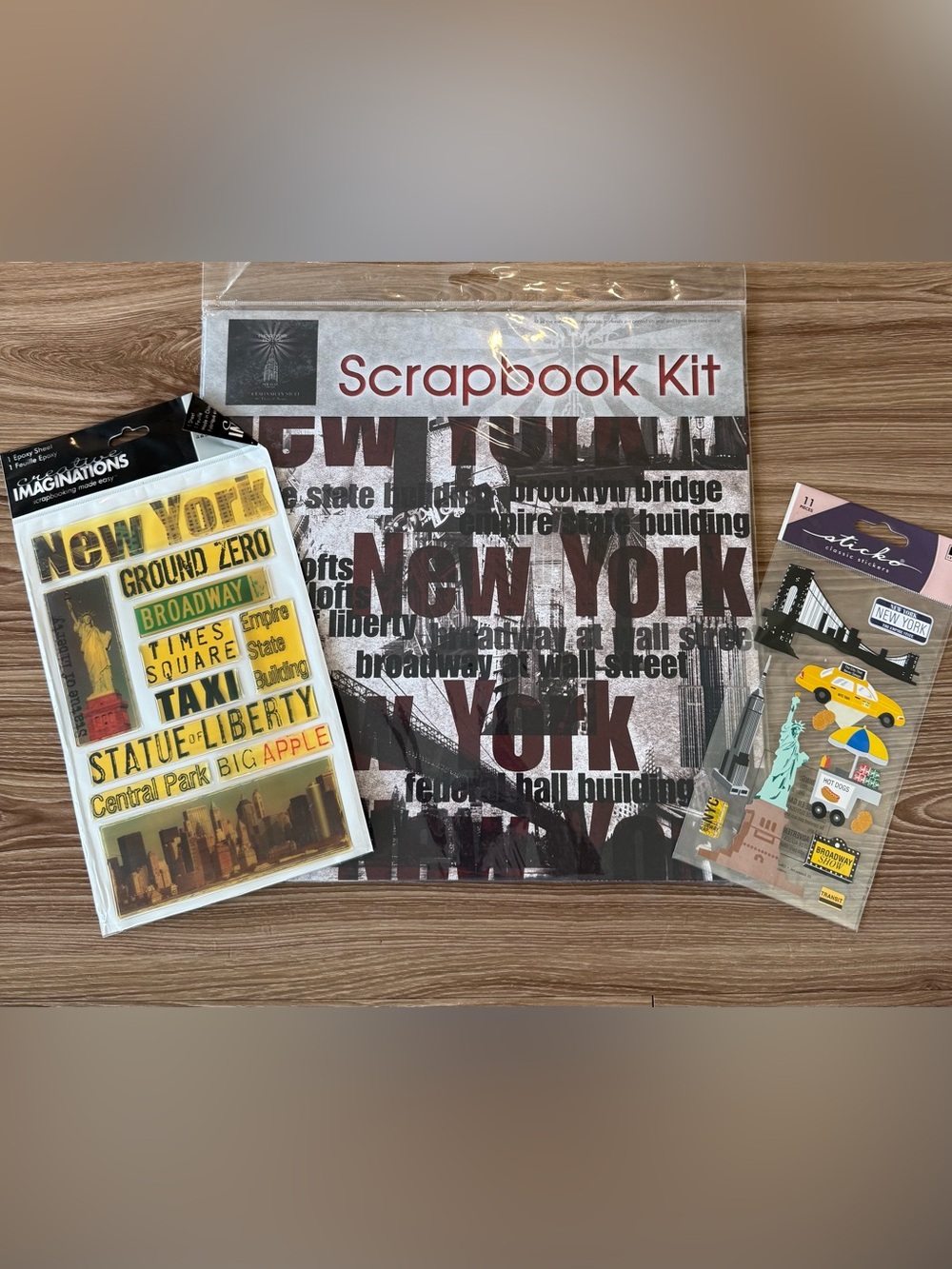 NYC New York City Scrapbook Kit NWT 12x12 Paper & Embellishments